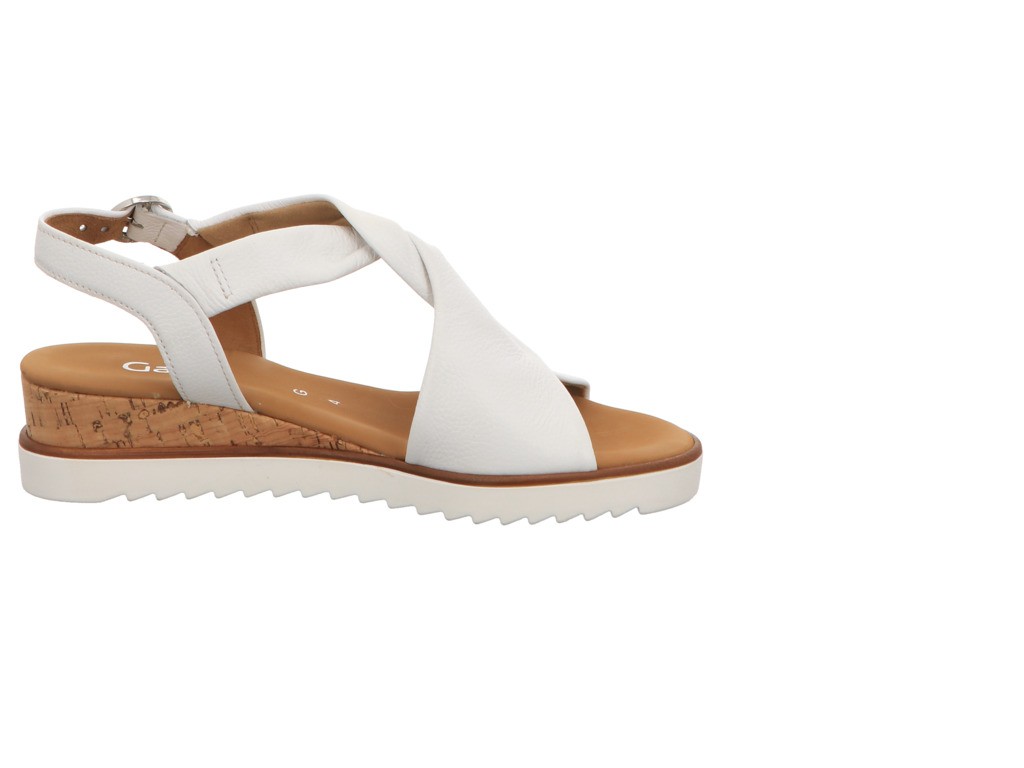 GABOR Komfort Sandalen weiss