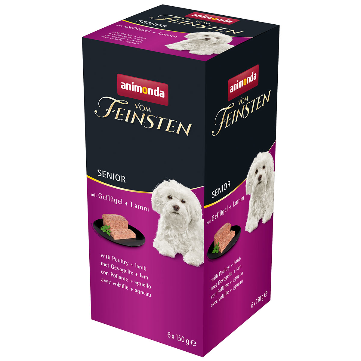 animonda vom Feinsten Senior mit Geflügel + Lamm bei ZooRoyal