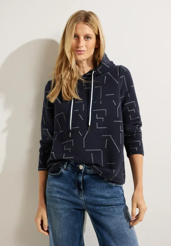 CECIL Ottoman Jacquard Shirt