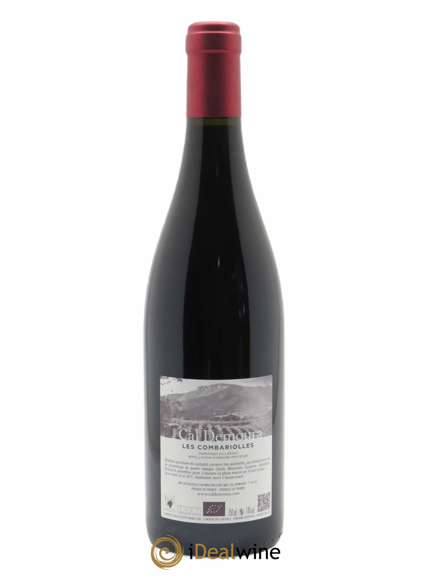 Terrasses du Larzac Les Combariolles Mas Cal Demoura  2020 - Lot de 1 Bouteille
