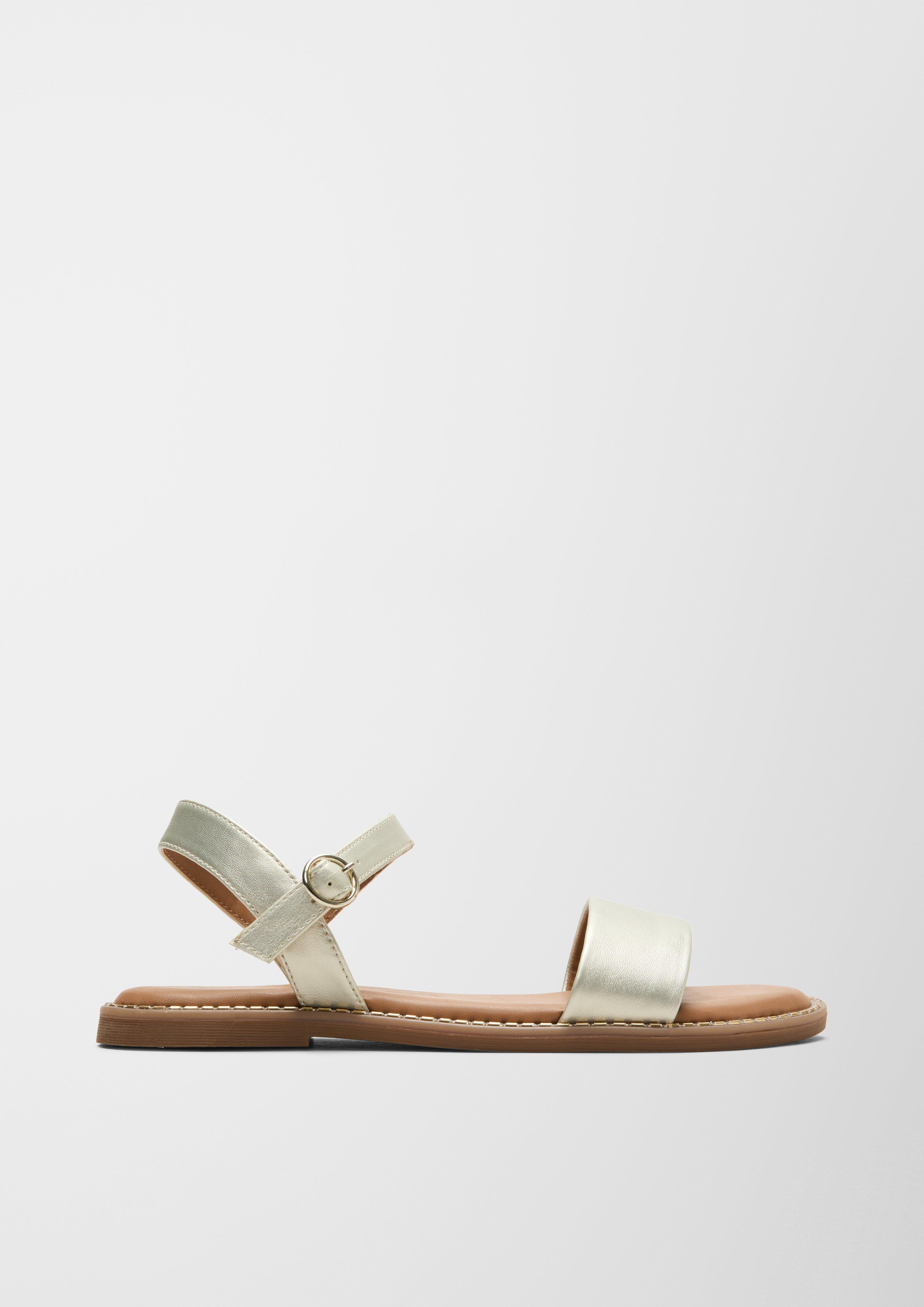 Sandalen mit Glanz-Optik  6007707-934
