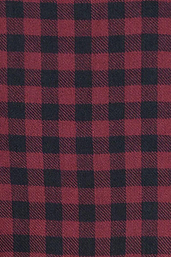 Karierte Flanellbluse mit Stillfunktion