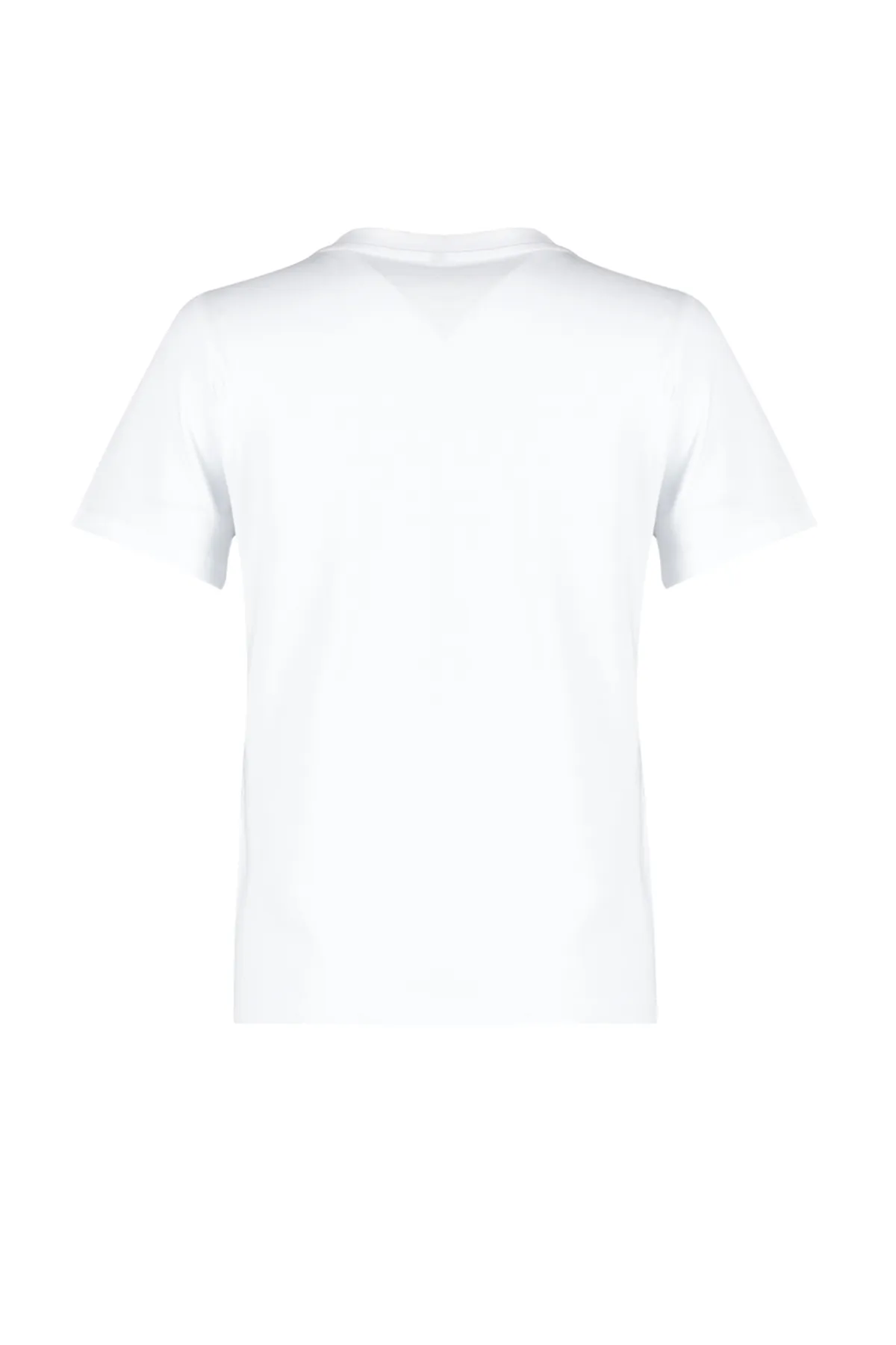 Trendyol Collection  Weißes Strick-T-Shirt mit Slogan-Stickerei, 100 % Baumwolle, Regular Fit TWOSS24TS00097