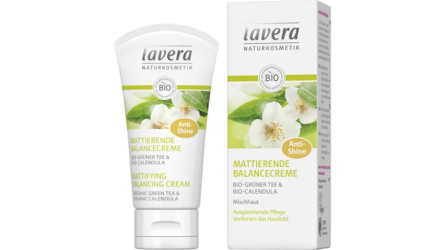 lavera Mattierende Balancecreme Grüner Tee 50 ml
