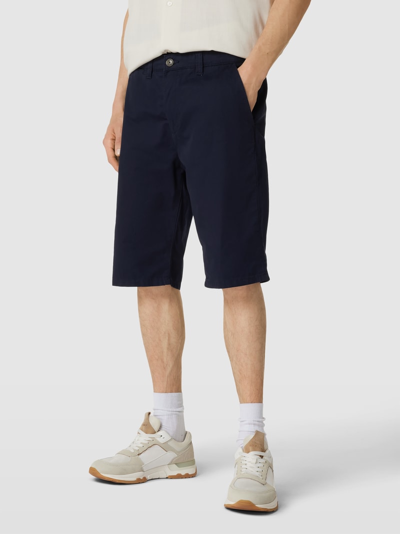 Bermudas mit seitlichen Eingrifftaschen Modell 'SUS' in marineblau