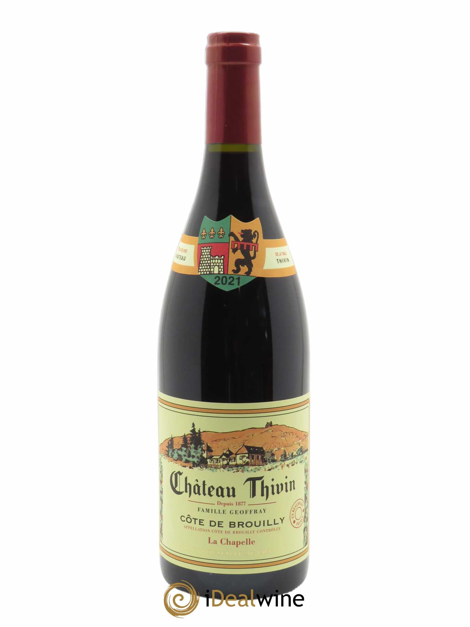 Côte de Brouilly Cuvée La Chapelle Château Thivin  2021 - Lot de 1 Bouteille