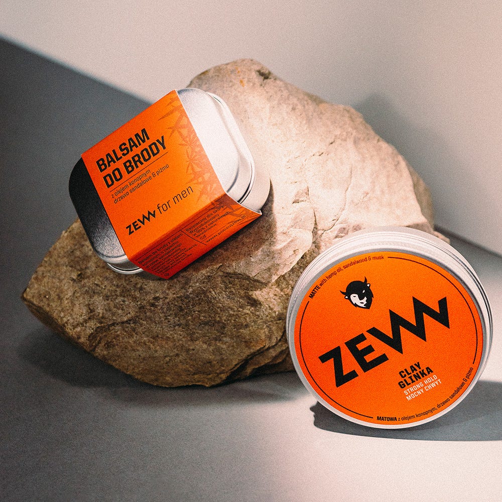 ZEW for Men Matt Clay strong hold Hemp Oil 100 ml
