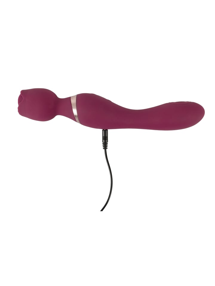 You2Toys Vibrator Thumping Wand Vibrator in rot günstig kaufen 23 cm