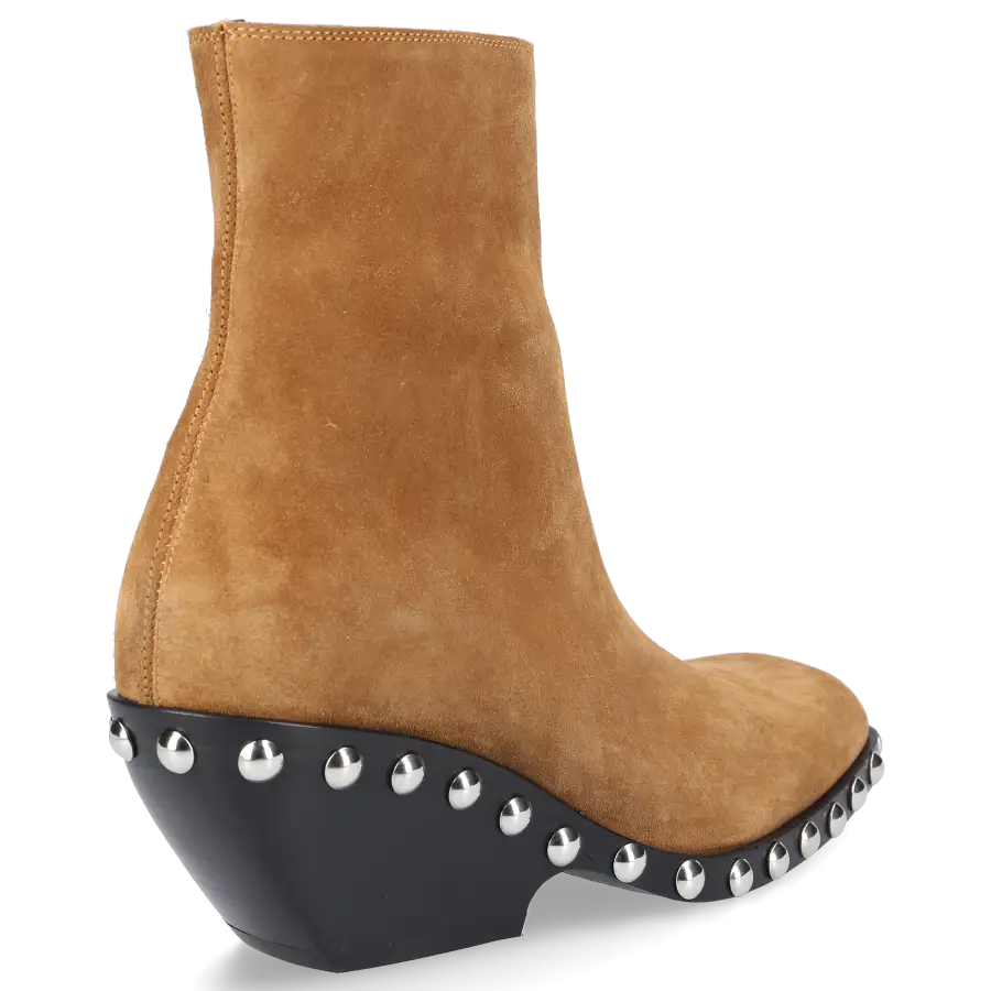 Khaite - Stiefeletten F1052 Veloursleder - braun