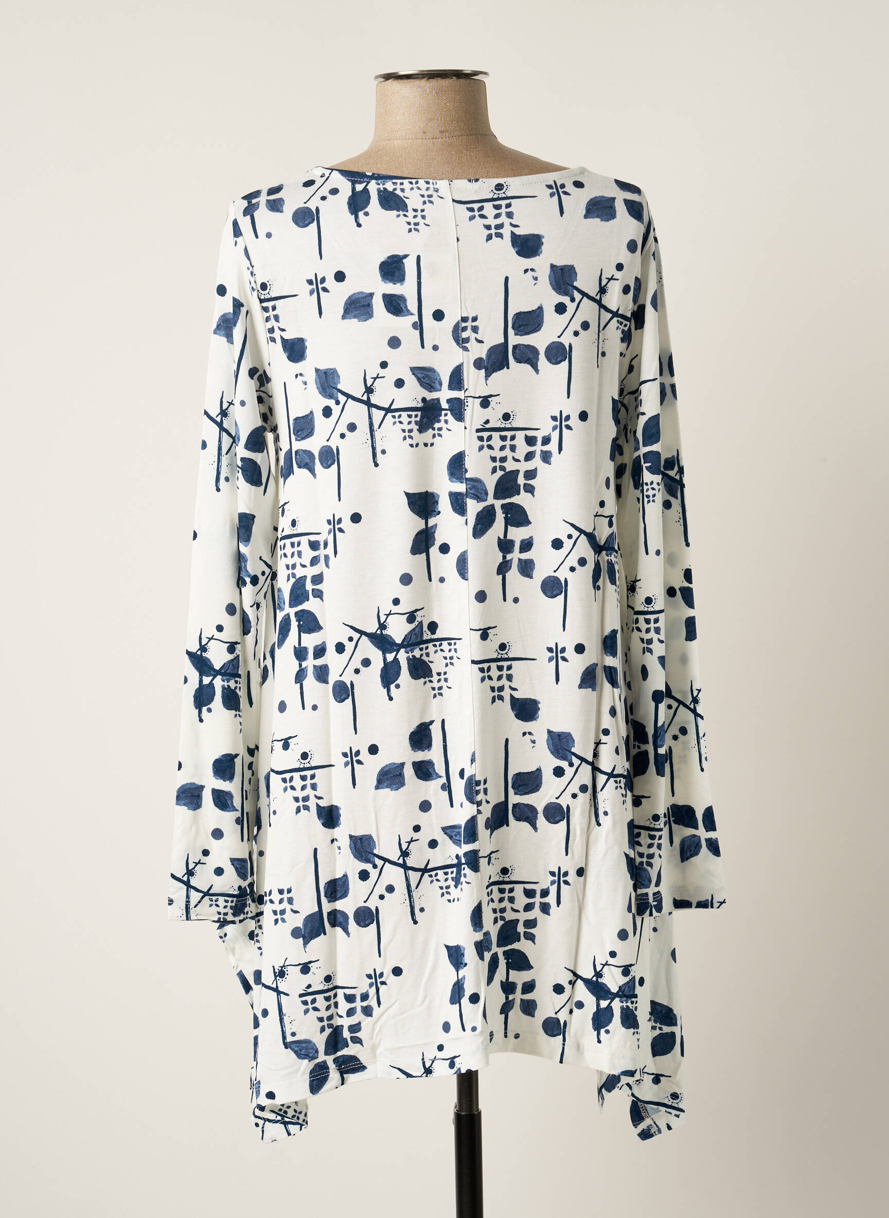 G Oze Tuniquemanchelongue Femme couleur bleu