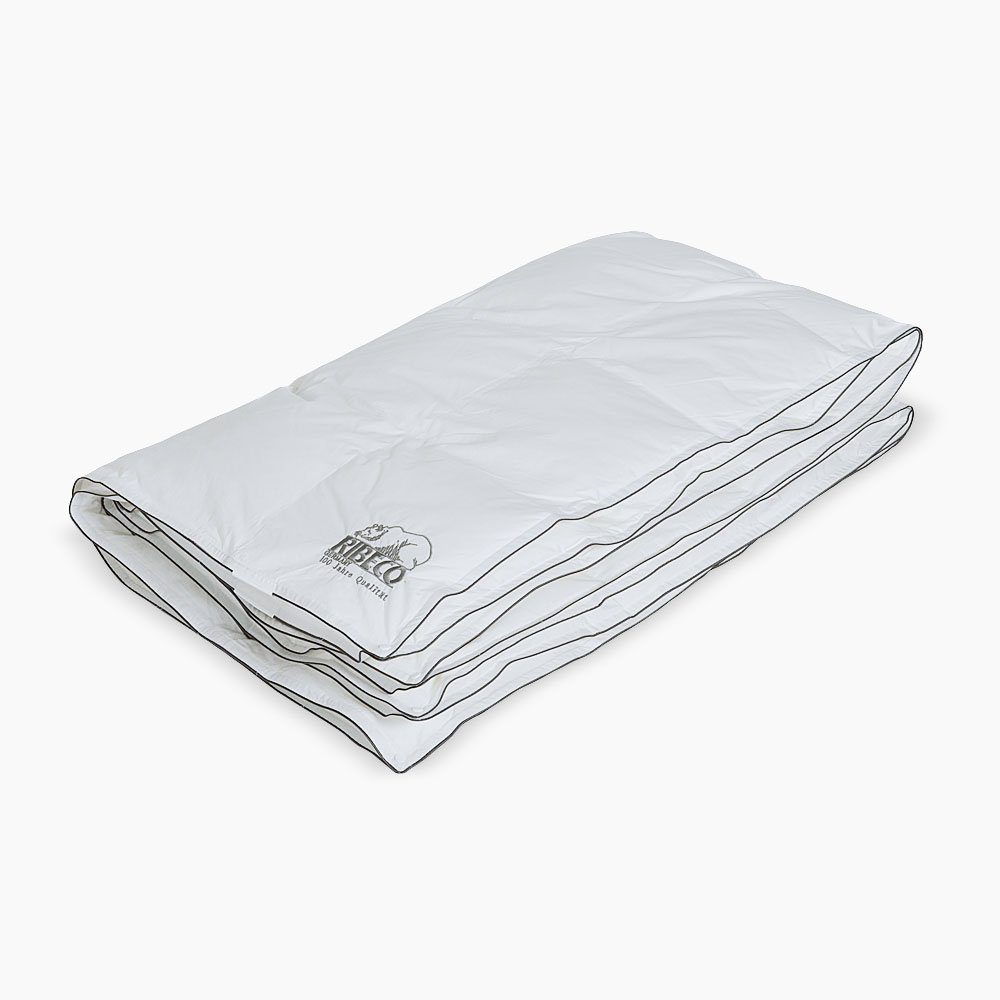 4-Jahreszeitenbett, RIBECO 4-Jahreszeiten Einziehdecke Marie, RIBECO, Füllung: 100% Polyester, Bezug: 100% Baumwolle, Druckknöpfe für ein leichtes Trennen und Zusammenfügen der beiden Decken