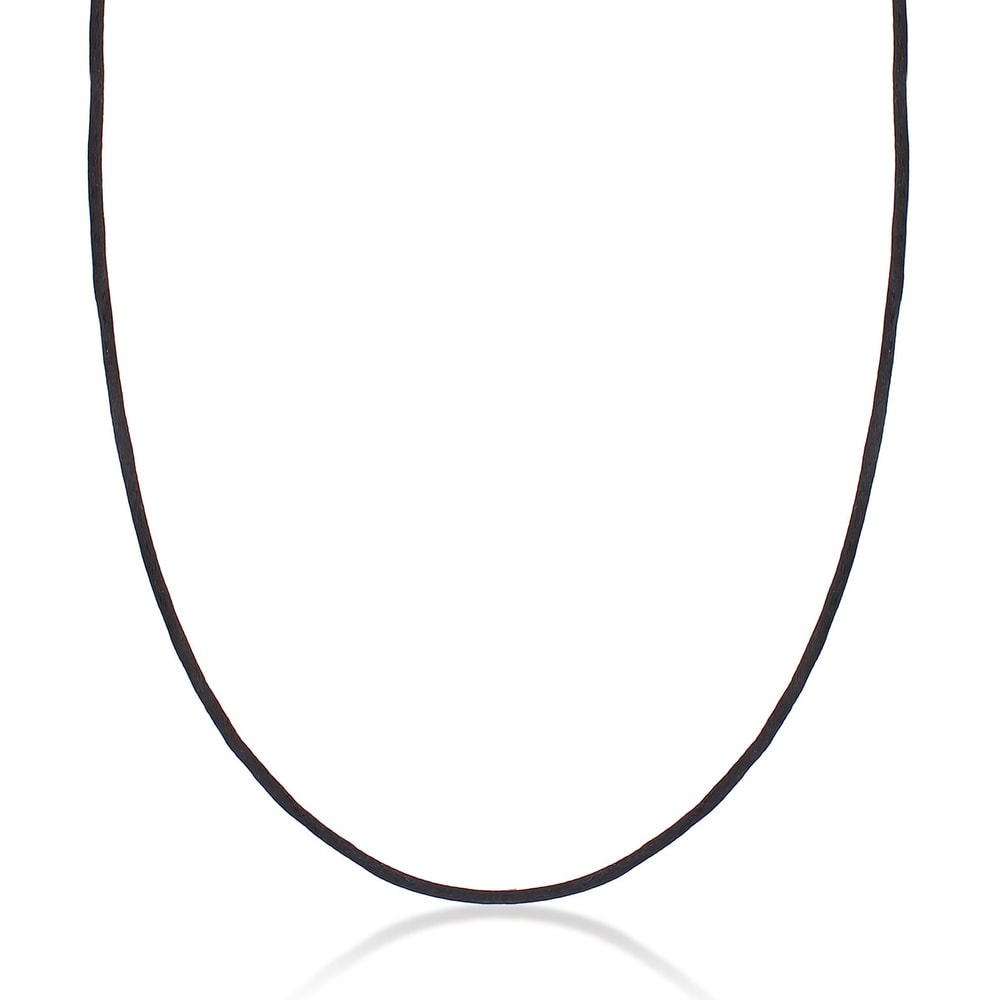 Nenalina Nenalina Collier Chaîne de ruban de soie Combinable Basic Argent 925 Bijoux