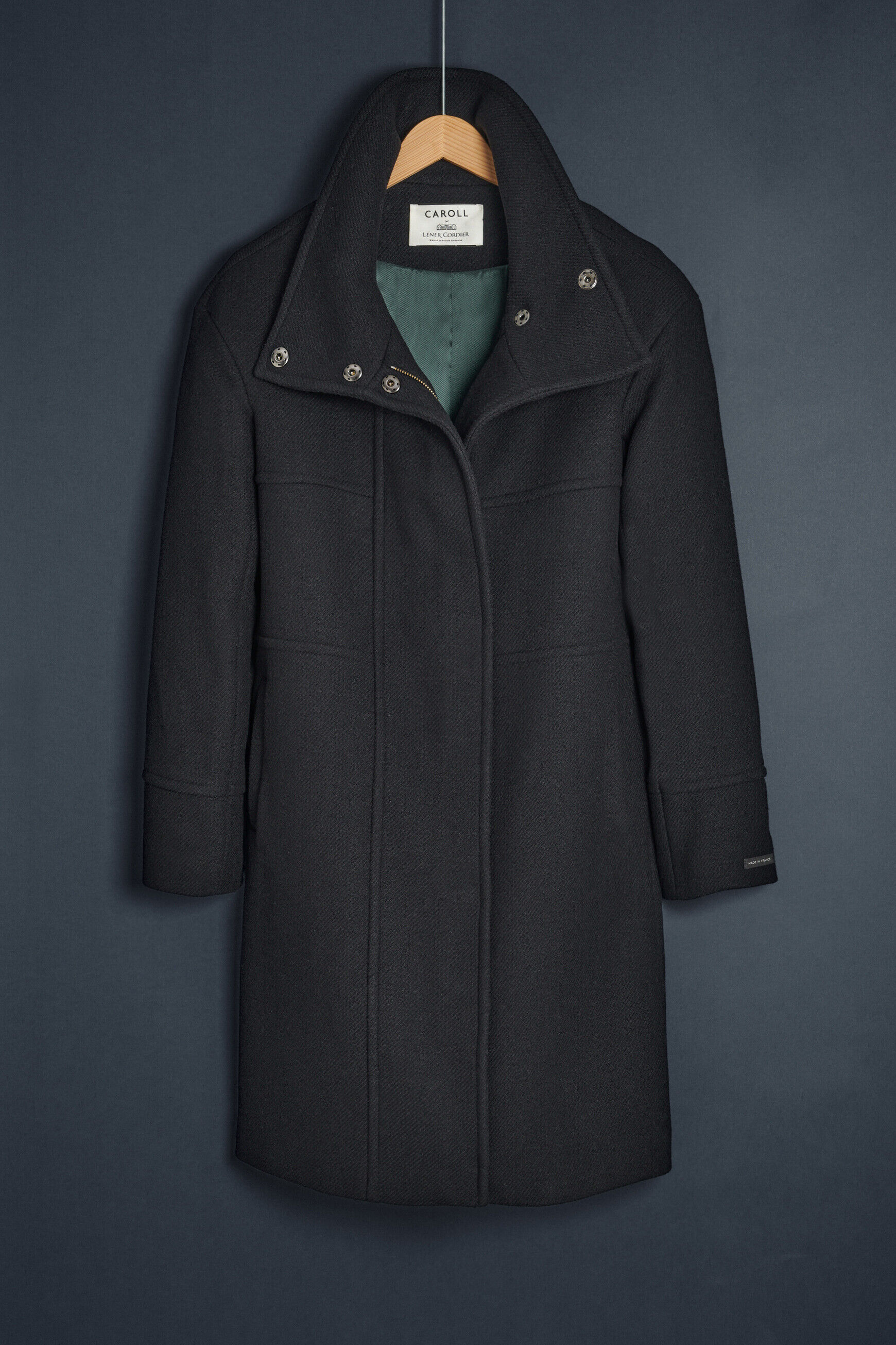 manteau edgar bleu marine femme