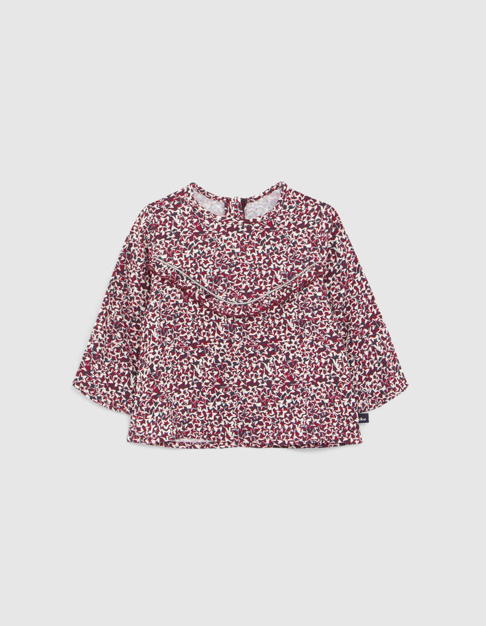 Blouse écrue imprimé étoiles Ecovero® bébé fille