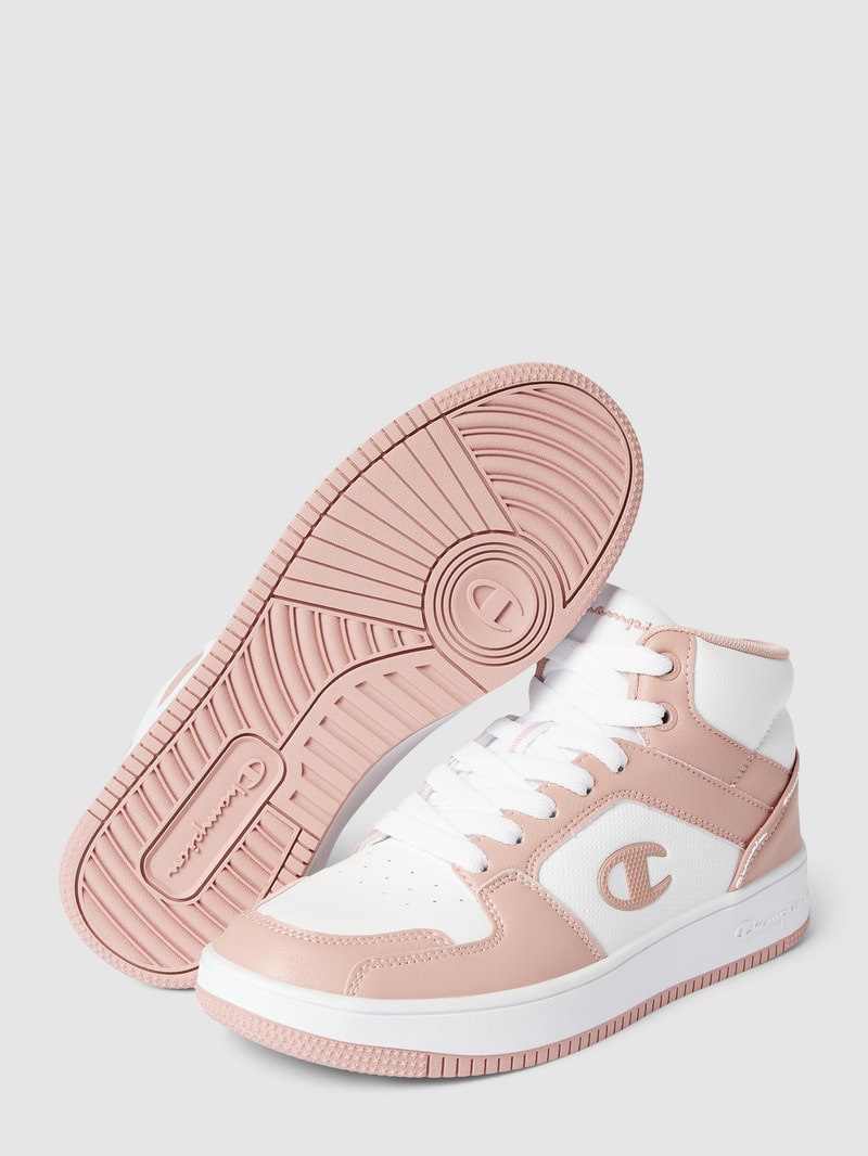 Sneaker mit Label-Details Modell 'REBOUND' in rosé