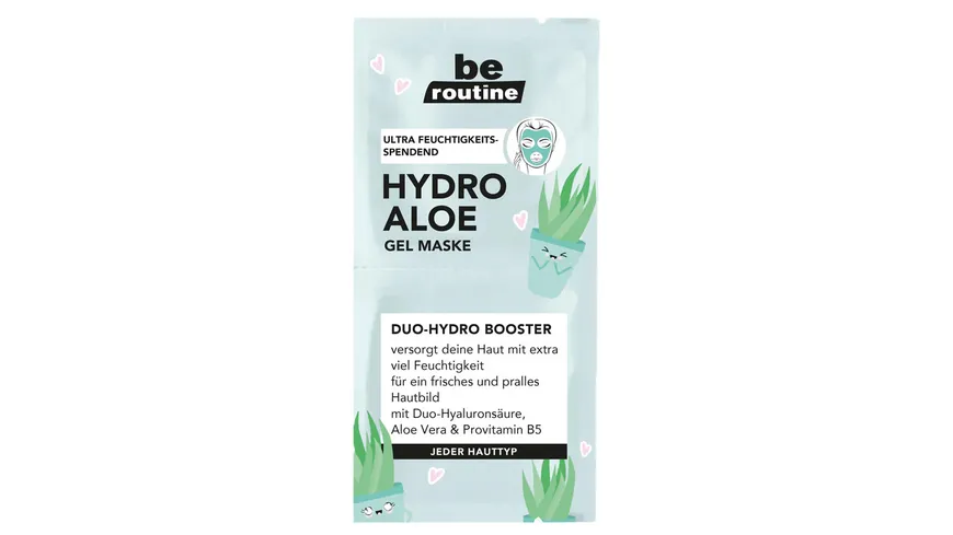be routine Gel Maske Hydro Aloe Duo-Hydro Booster 16 ml