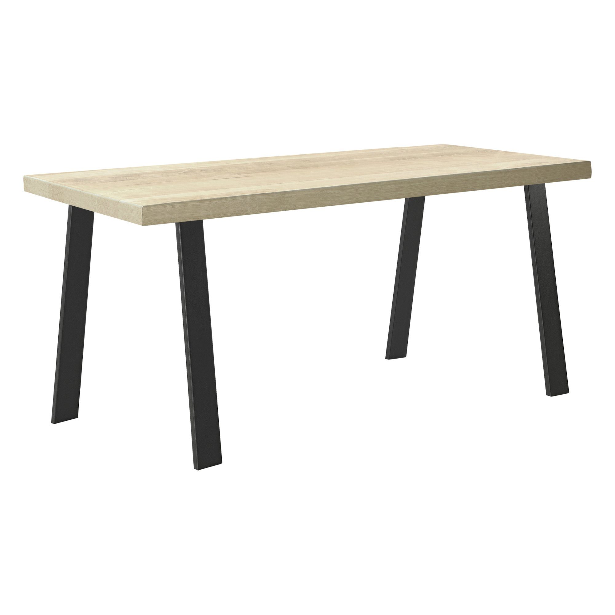en.casa Tischgestell, Kraftisried 2er Set Tischbein DIY Tischkufen 55/70x72cm Schwarz