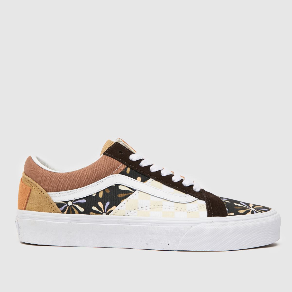 Vans – Old Skool – Multifärgade sneakers i lappmönster