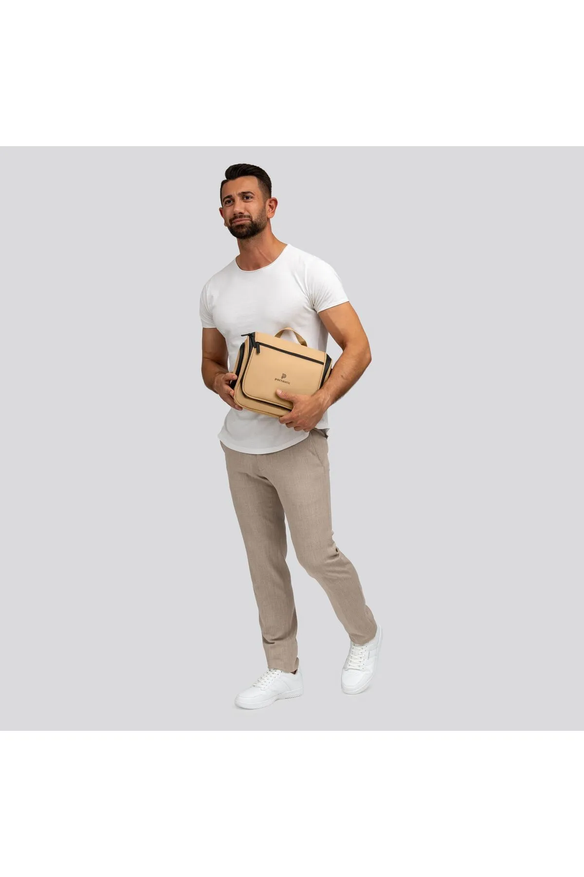 Pactastic  Kosmetiktasche - Beige