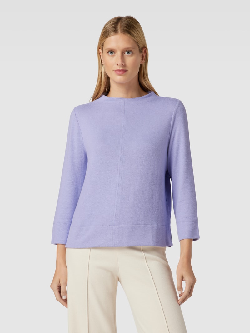Longsleeve mit 3/4-Arm Modell 'Sergina' in flieder