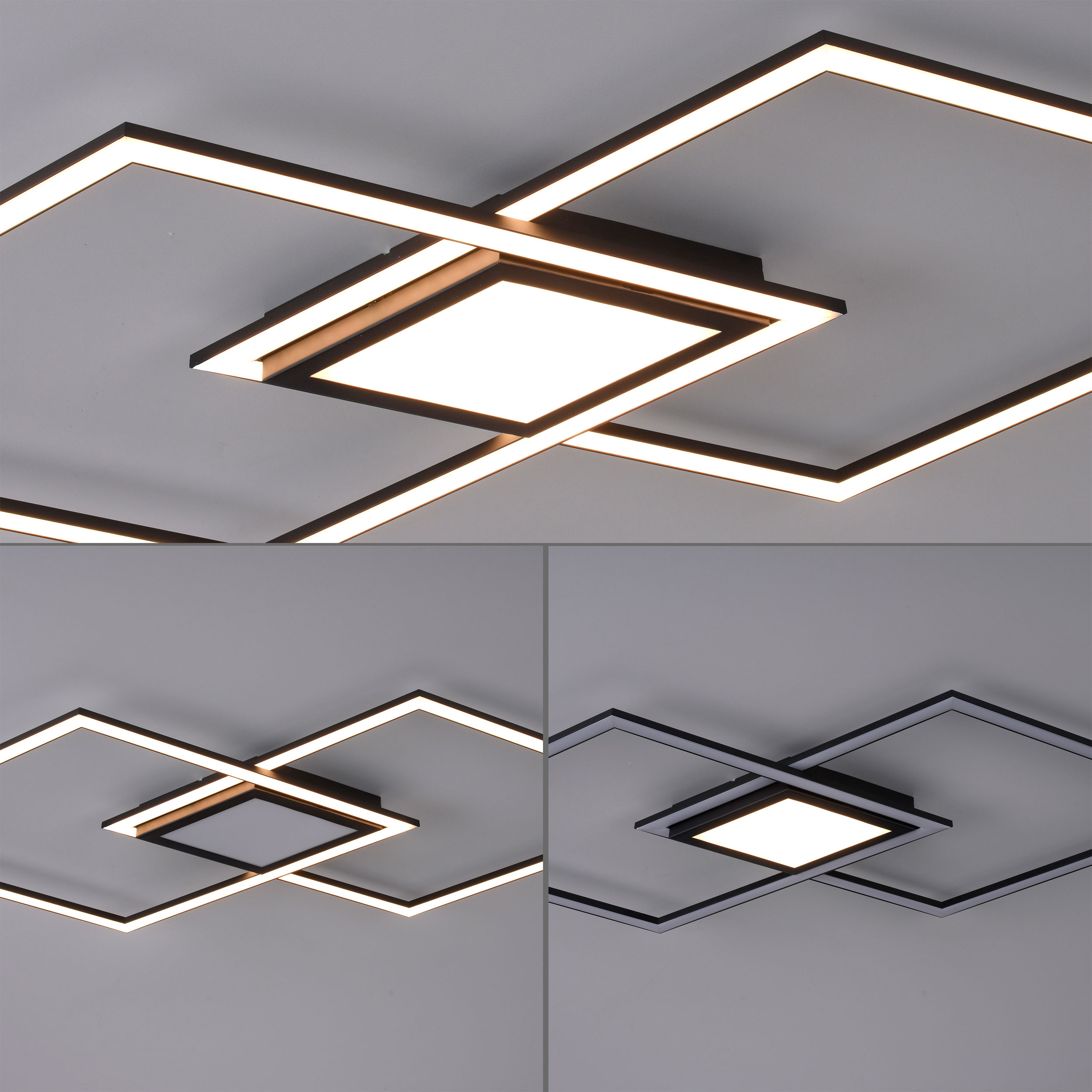 JUST LIGHT.LED-Deckenleuchte 1flg