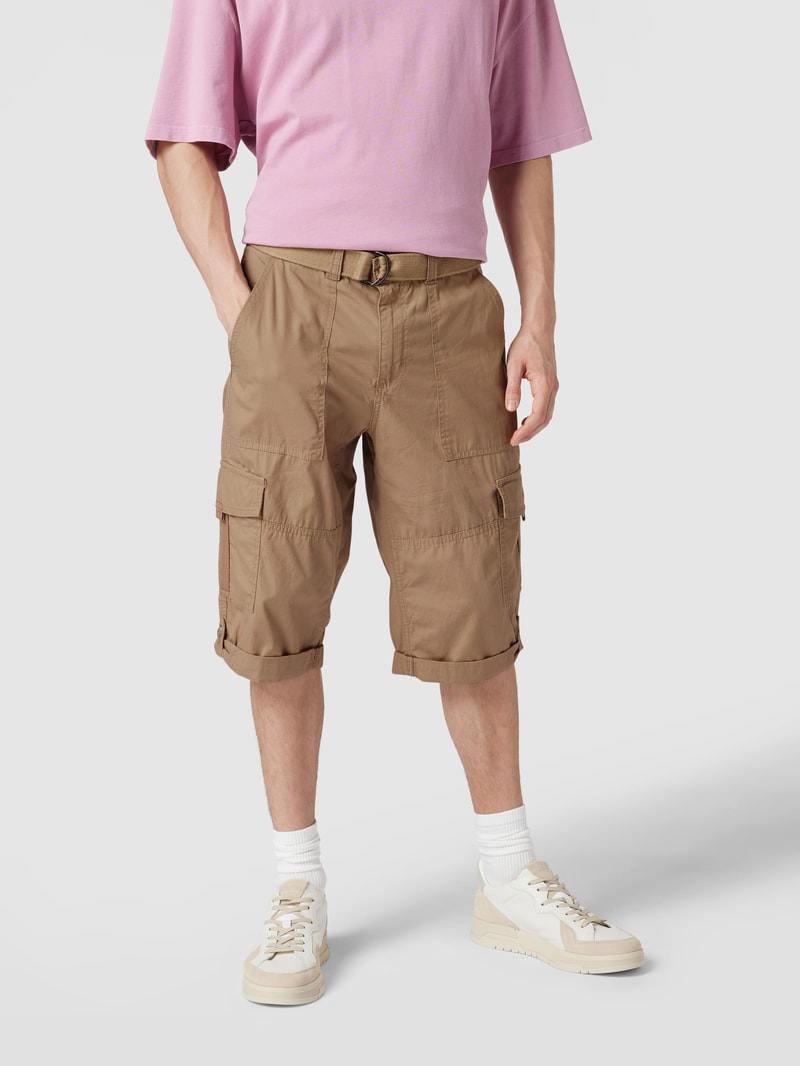 Cargoshorts inklusive Gürtel in beige