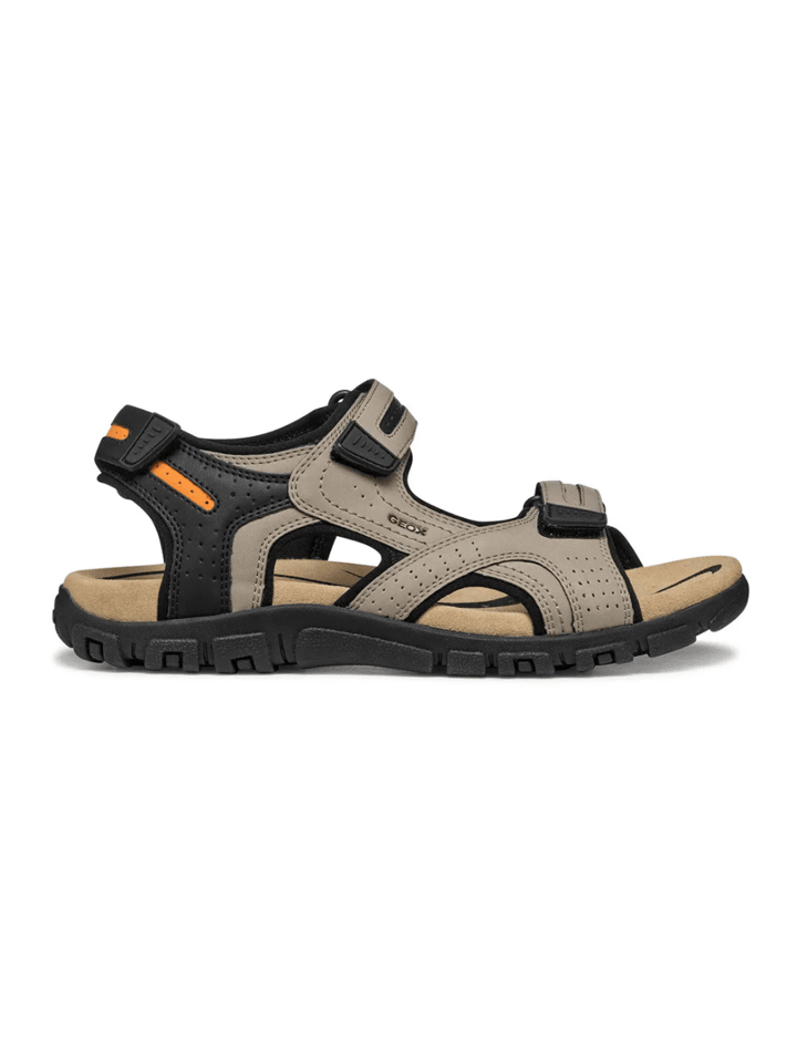 Geox Klassische Sandale U S.StRADA D-NBK SYNT.LEA in braun günstig kaufen
