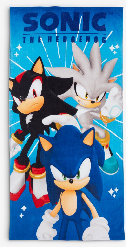 SONIC badehåndkle i gullfarget SONIC 70x140cm