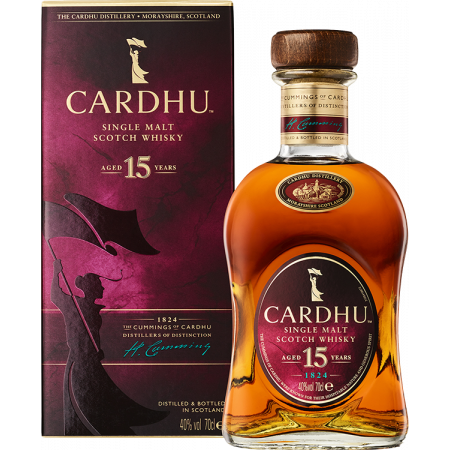 CARDHU 15 ANS SINGLE MALT - EN ETUI