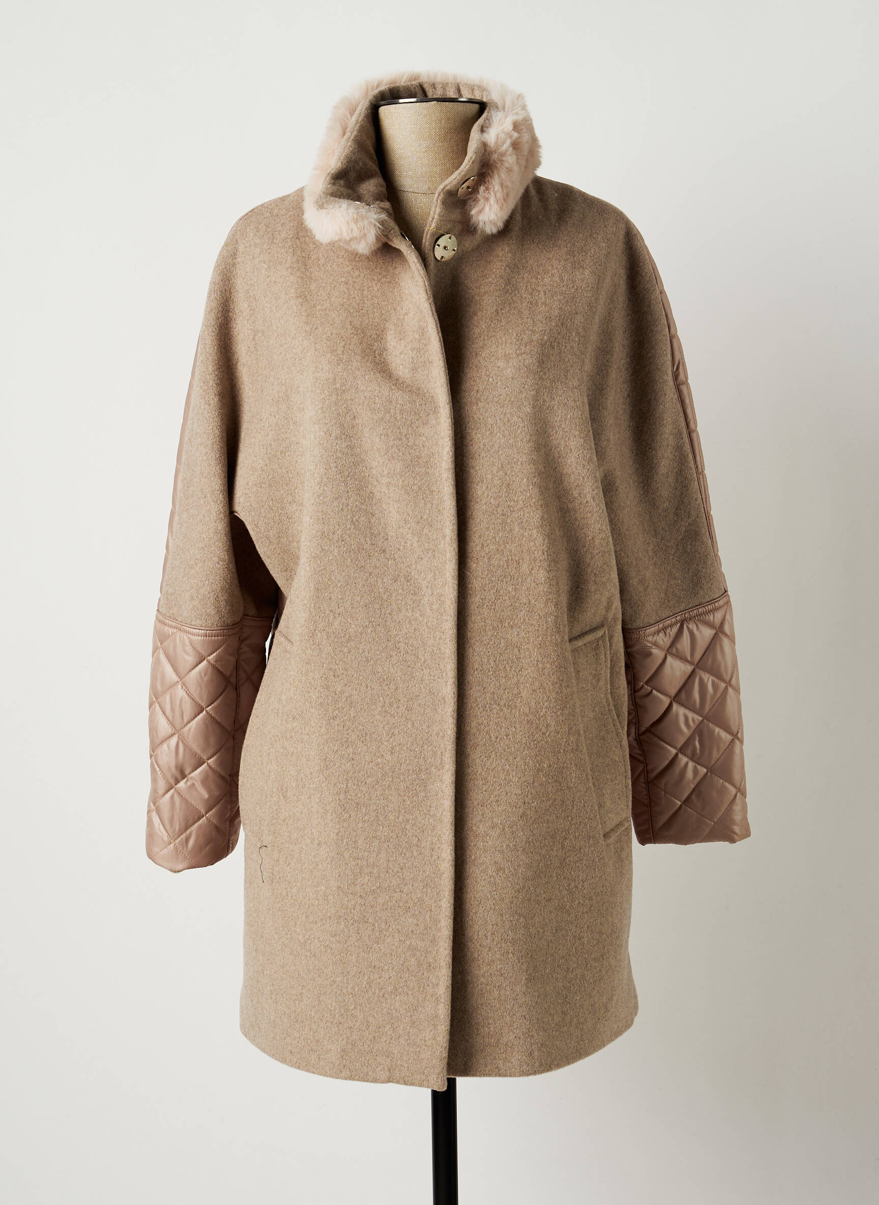 Guy Dubouis Manteaux Longs Femme couleur beige