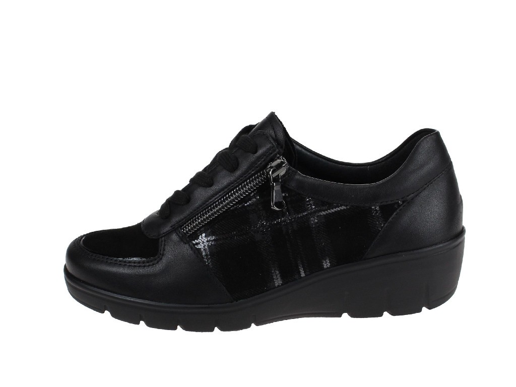 SEMLER Komfort Schnürer schwarz S-N/KILT/S-CH/K-L