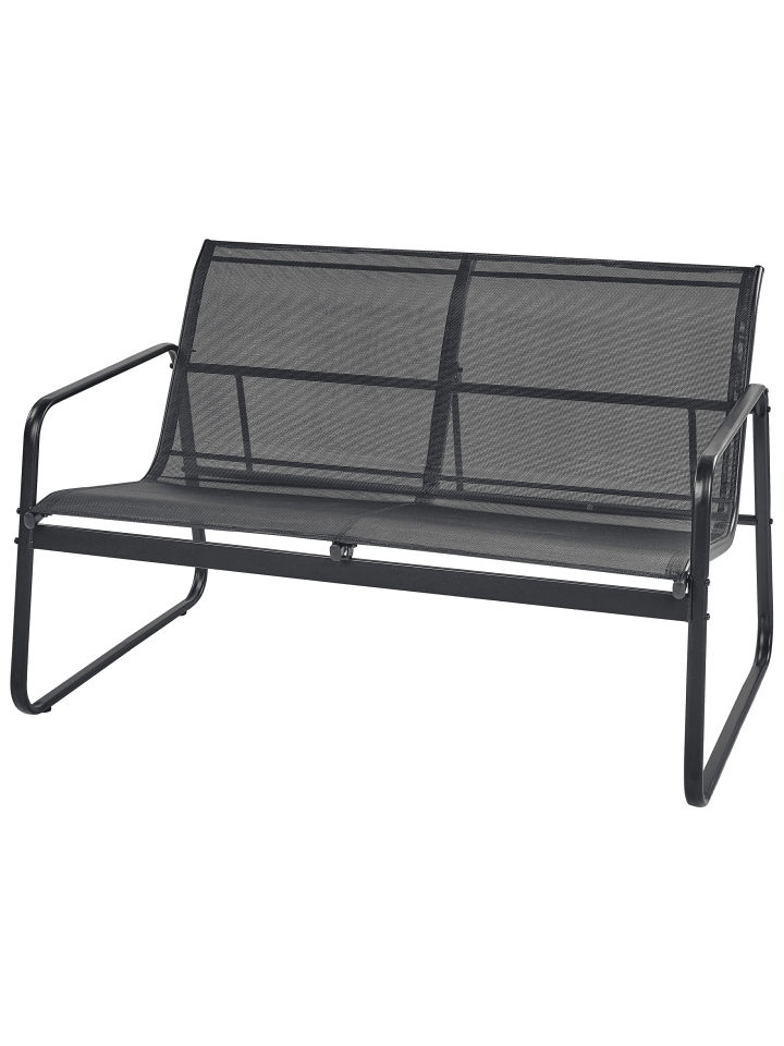 Beliani 4-tlg Lounge Set BARREA in Schwarz günstig kaufen onesize