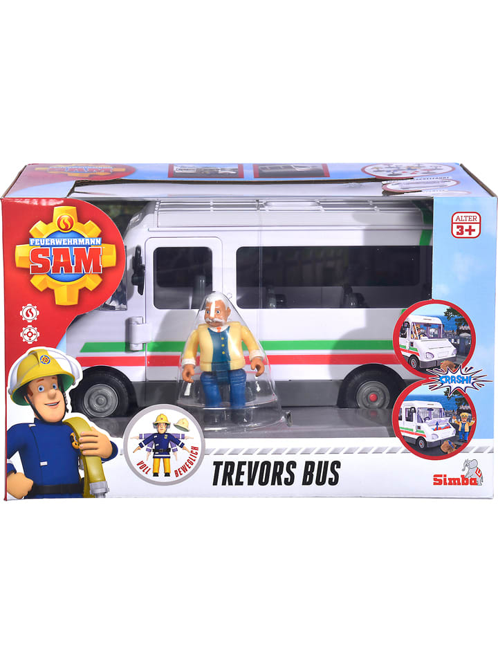 Feuerwehrmann Sam Bus mit Figur 
