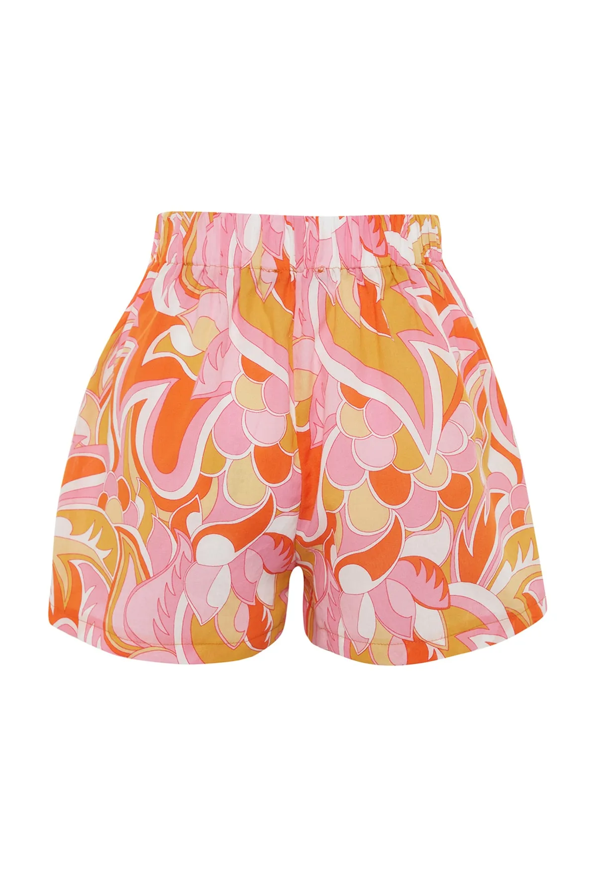 Trendyol Collection  Shorts und Bermuda aus 100 % gewebter Baumwolle mit abstraktem Muster TBESS23SR00023