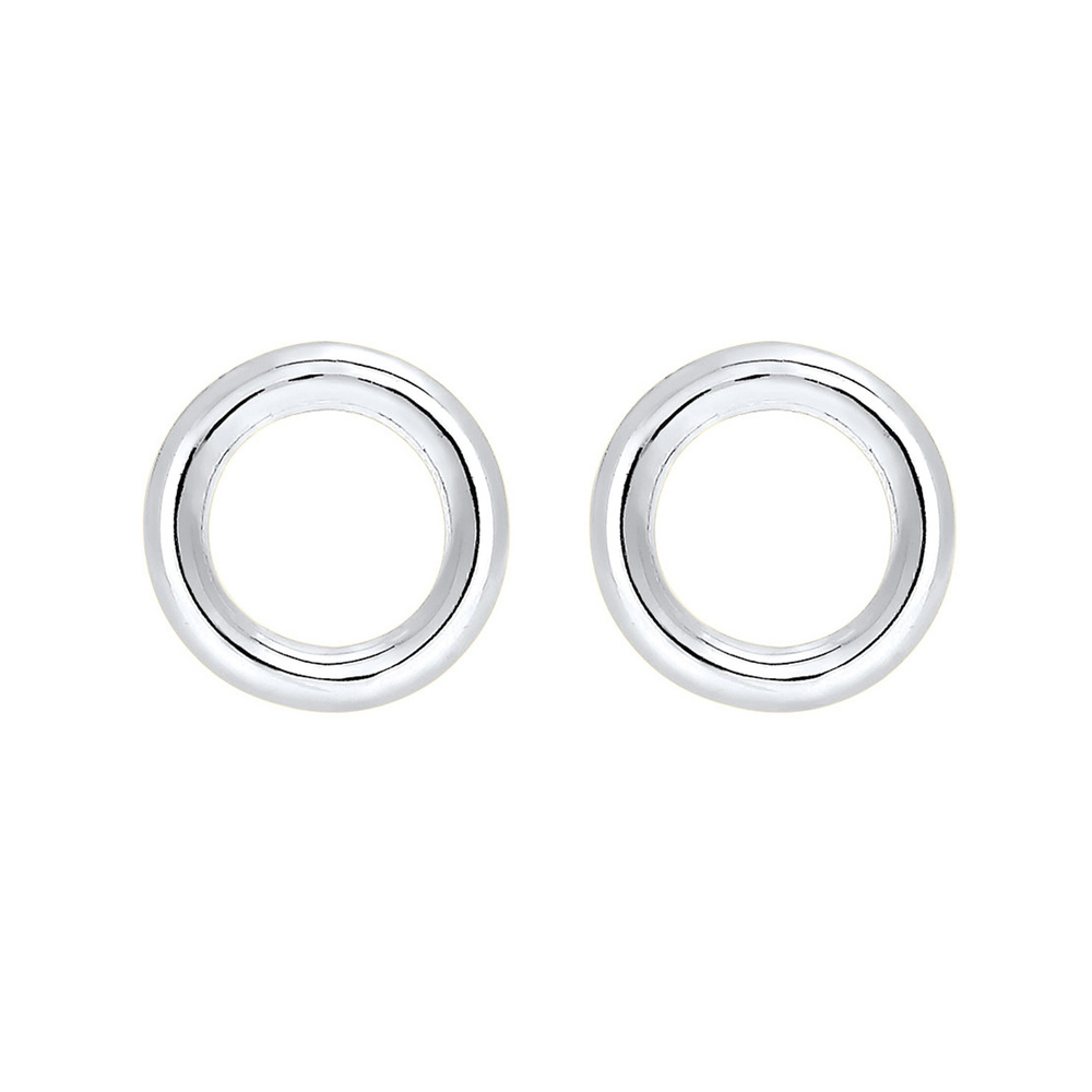 Elli Elli by Julie & Grace Boucles d'Oreilles Cercle de base Geo Minimal en argent ste Boucles d'oreilles