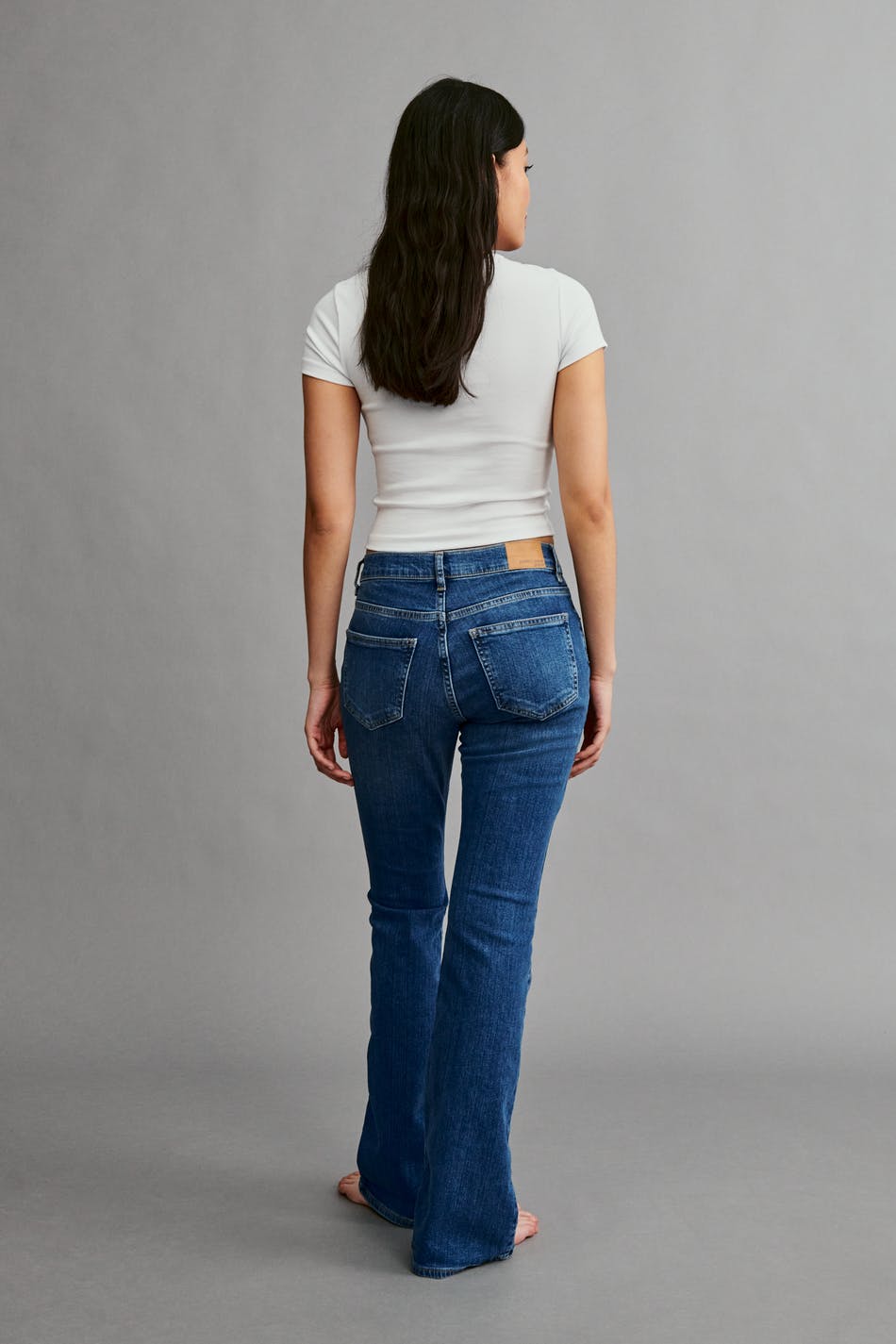 Low waist bootcut jeans