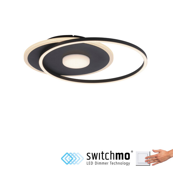 LED-Deckenleuchte Domino, rund, 45 x 39,5 cm