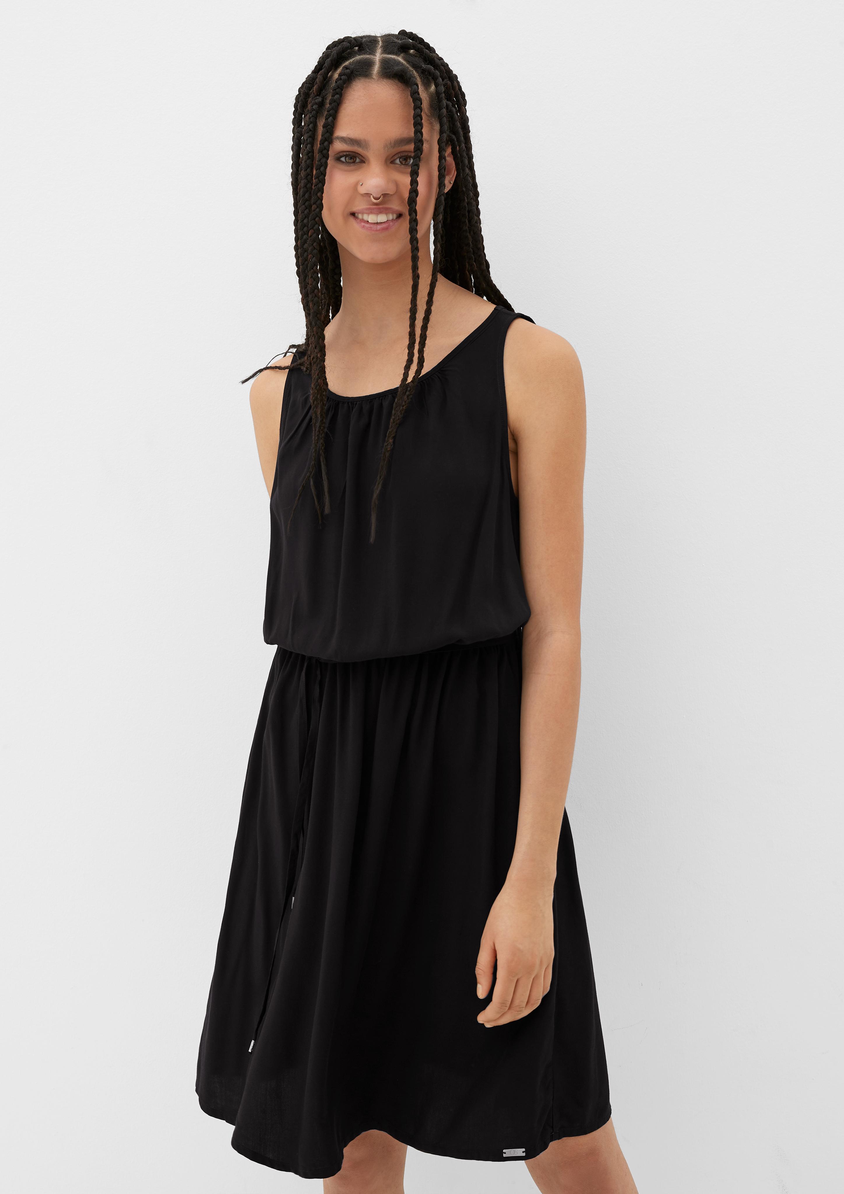 Viskosekleid mit Raffung  2132725-9999