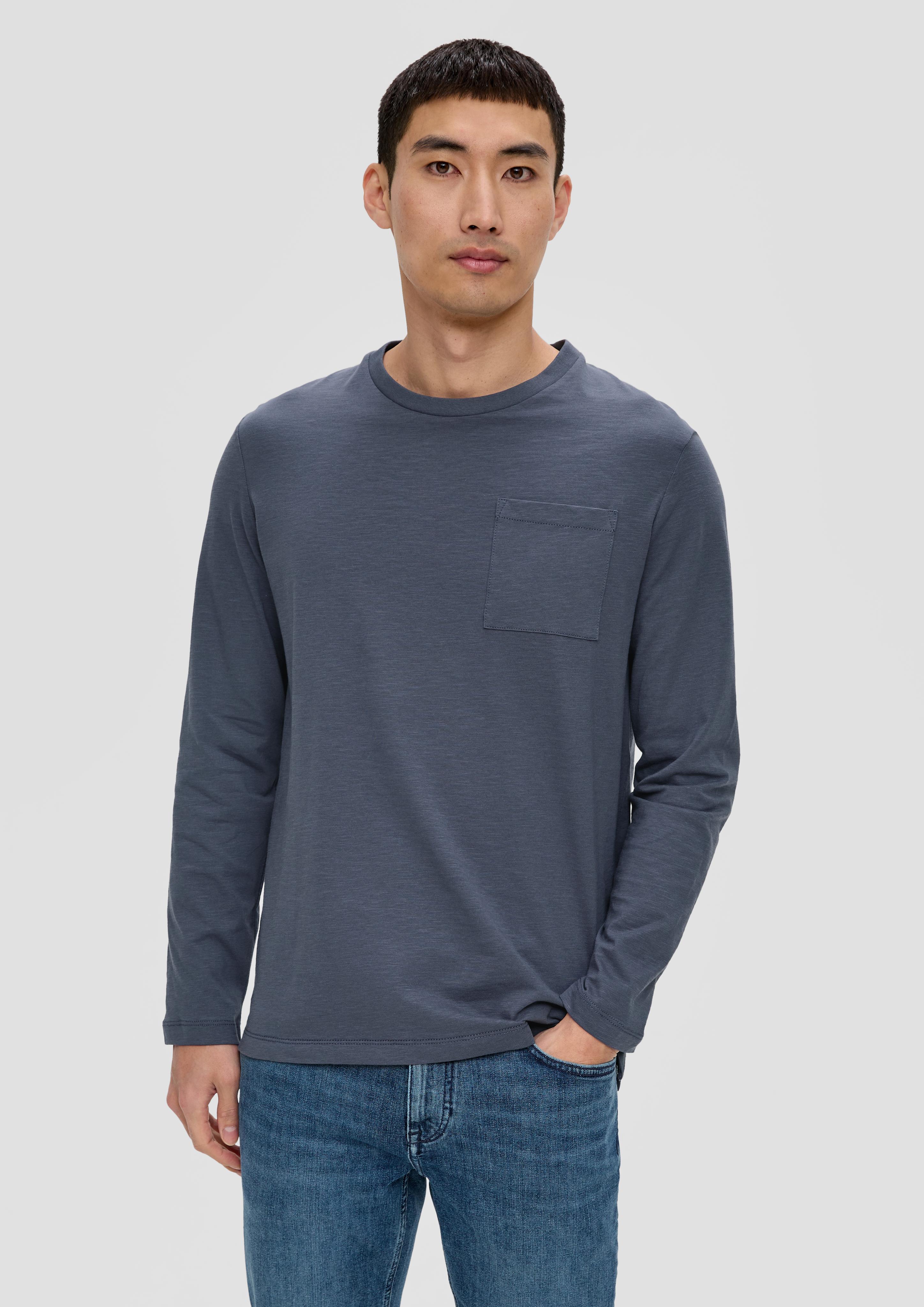 Longsleeve mit Flammgarnstruktur  2138668-5777