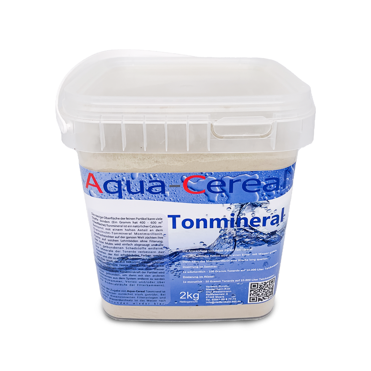 Aqua-Cereal Algenbekämpfung Aqua-Cereal Tonmineral 2kg