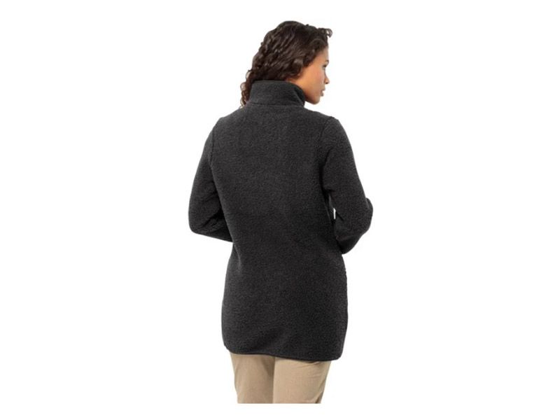 Jack Wolfskin High Curl Coat Night Black Damen Jacke