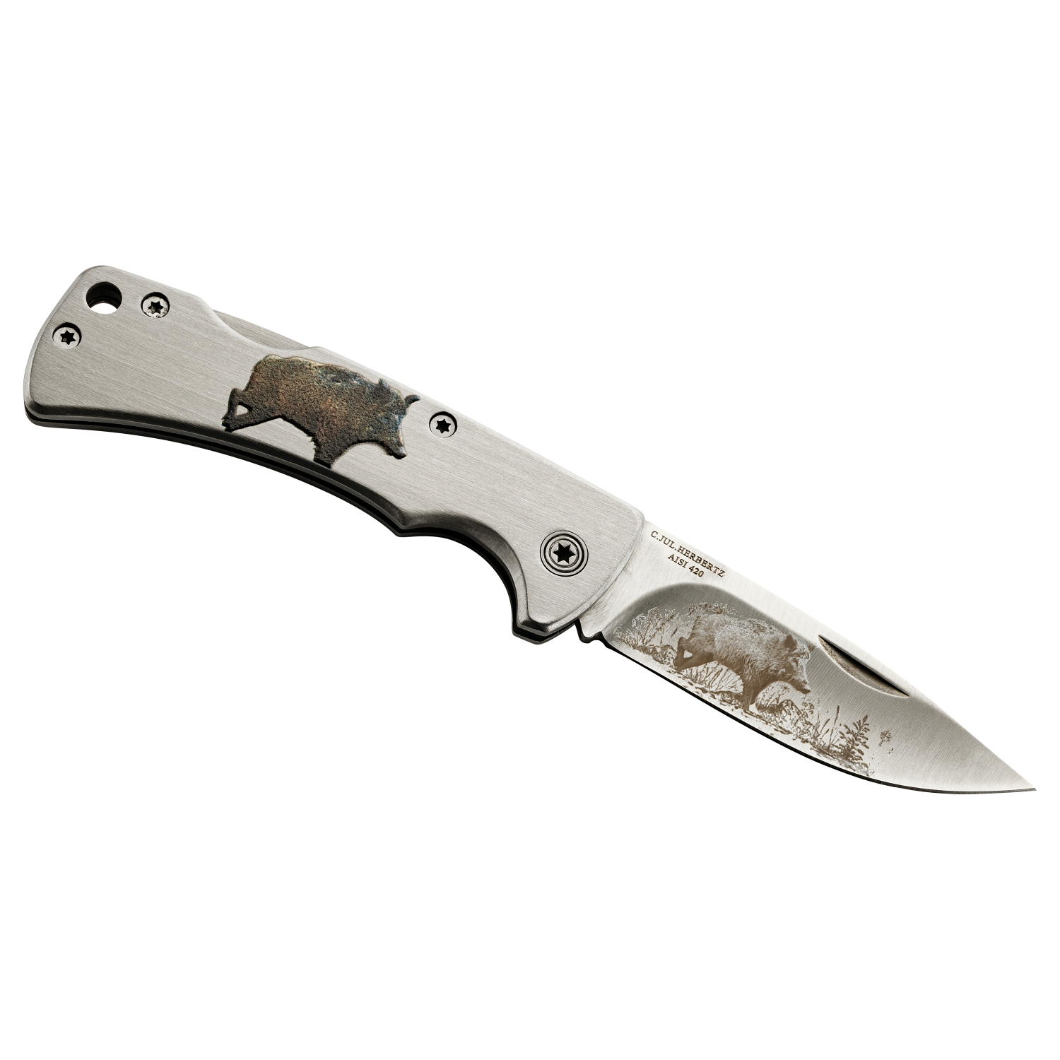 Herbertz Taschenmesser Wildschwein
