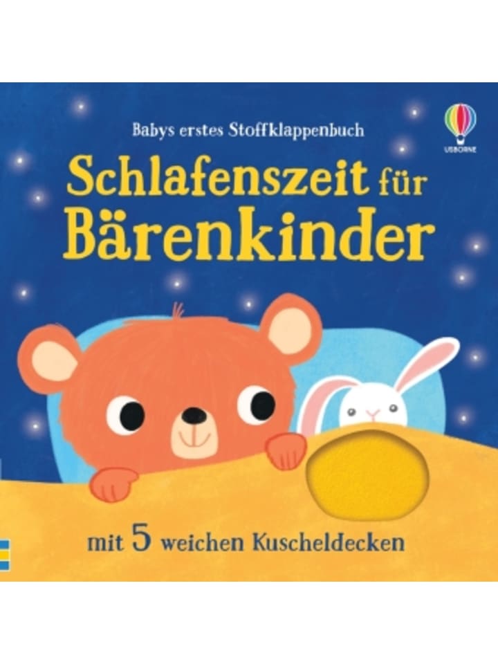 Usborn Buch - Babys erstes Stoffklappenbuch: Schlafenszeit für Bärenkinder günstig kaufen onesize