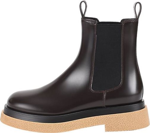 ekonika Stiefelette mit heller Kontrastsohle