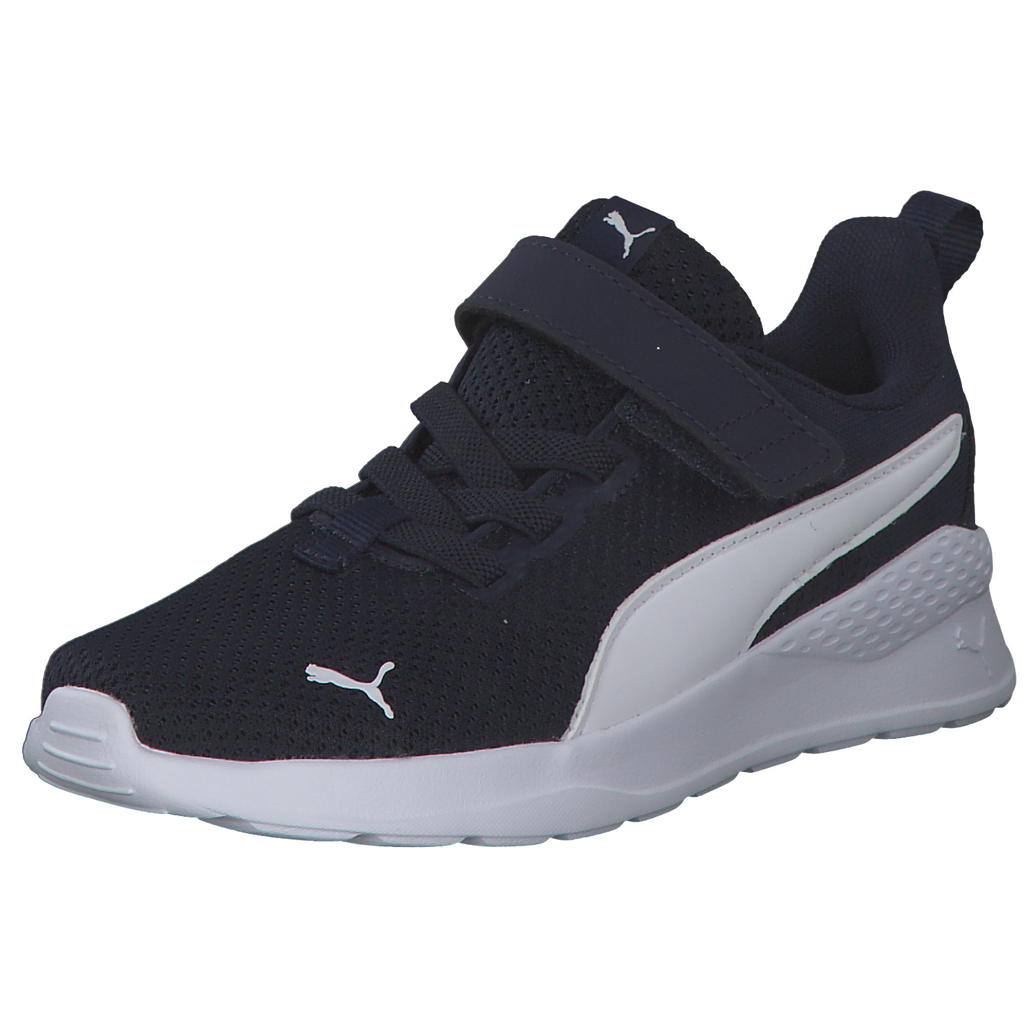 Puma Anzarun Lite 372009 K M, Sneakers Low, Kinder, Peacoat Puma White