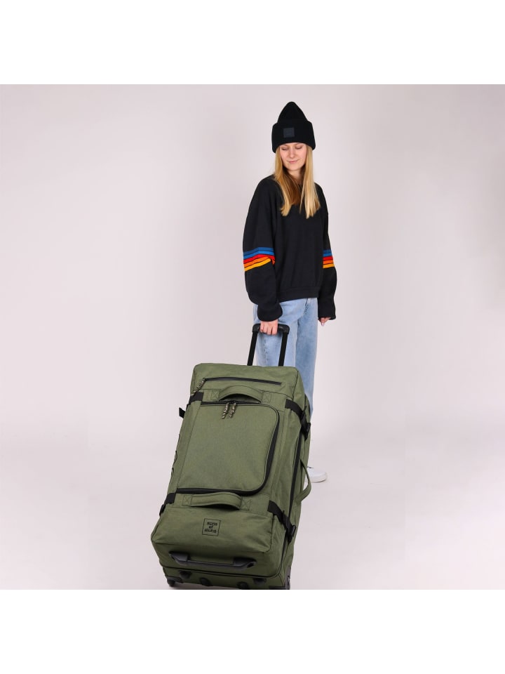 SONS OF ALOHA Reisetasche Reisetasche mit Rollen groß | Duffle 80 cm XXL 140L in grün günstig kaufen