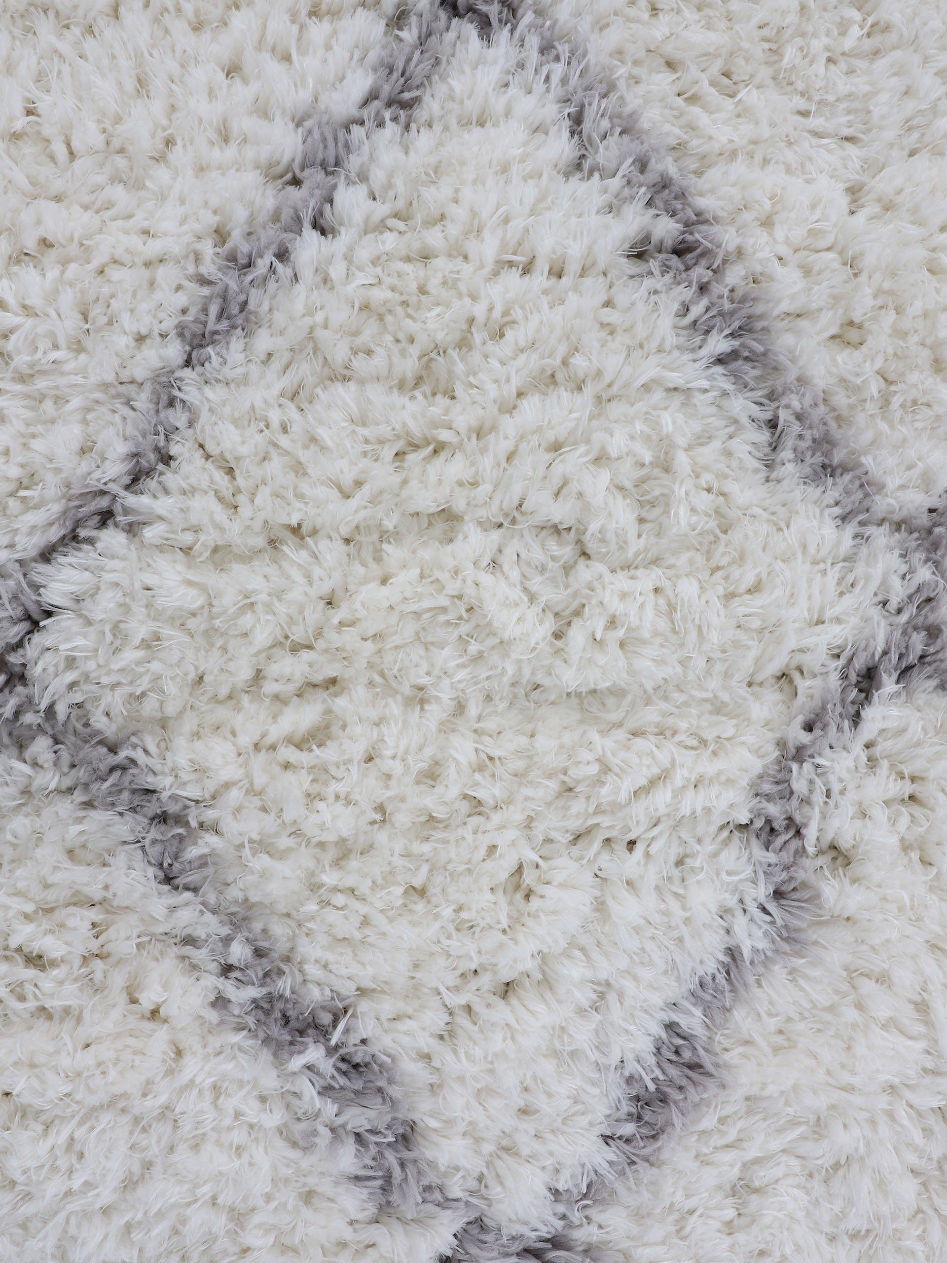 Hochflor-Läufer Eddy, carpetfine, rechteckig, Höhe: 30 mm, mit Fransen, Wohnzimmer