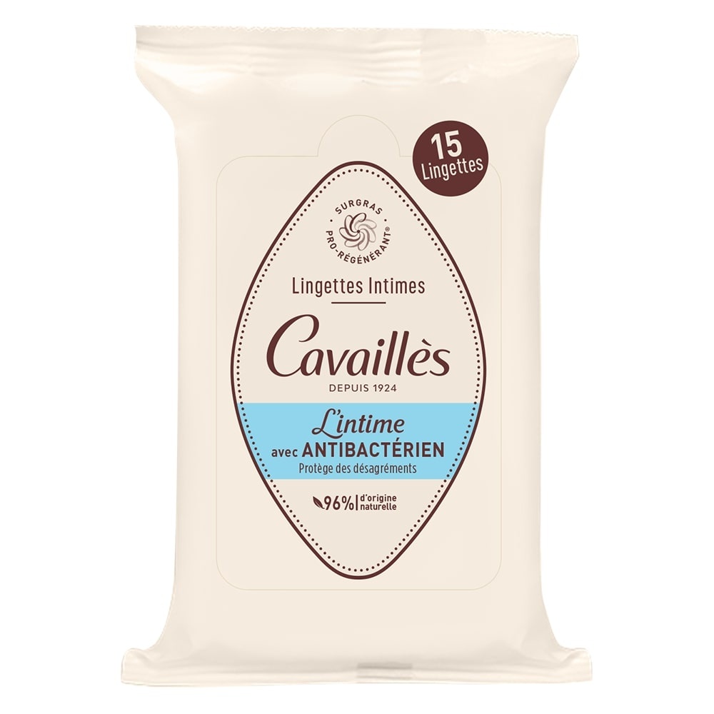 Cavaillès LINGETTES ANTI-BACTERIEN Hygiene Intime