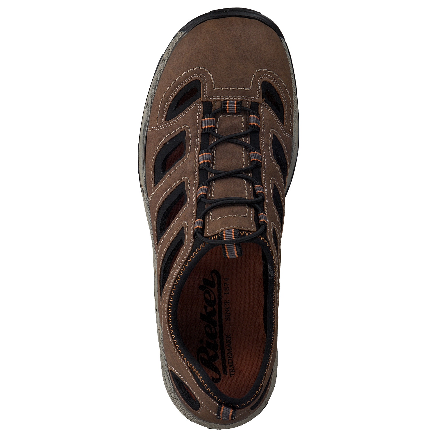 Rieker 08065, Sportliche Slipper, Herren, Braun