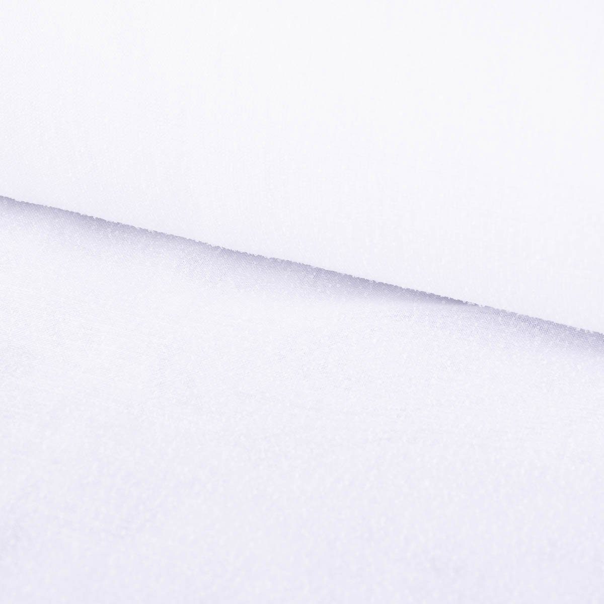 Meterware Gardinenstoff Stores feine Bouclé-Struktur mit Bleiband weiß 1,80m, SCHÖNER LEBEN., leicht perforiert, Kunstfaser, made in Germany, mit Bleiband, pflegeleicht
